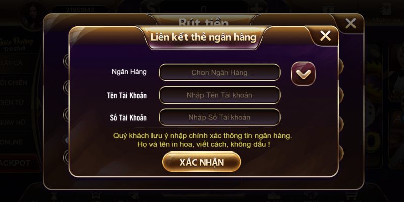 Rút qua ngân hàng